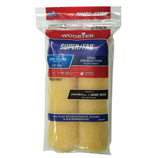 Wooster 4 - 1/2in Jumbo - Koter Super/fab Cover 1/2in 2 - Pack - LCB Paint & Supply