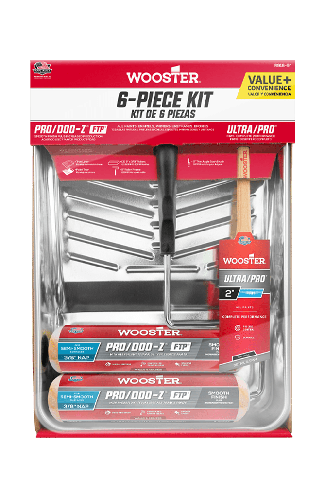 Wooster 9in Pro/doo - z FTP 6 - Piece Kit 3/8in - LCB Paint & Supply