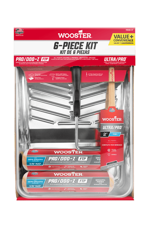 Wooster 9in Pro/doo - z FTP 6 - Piece Kit 3/8in - LCB Paint & Supply