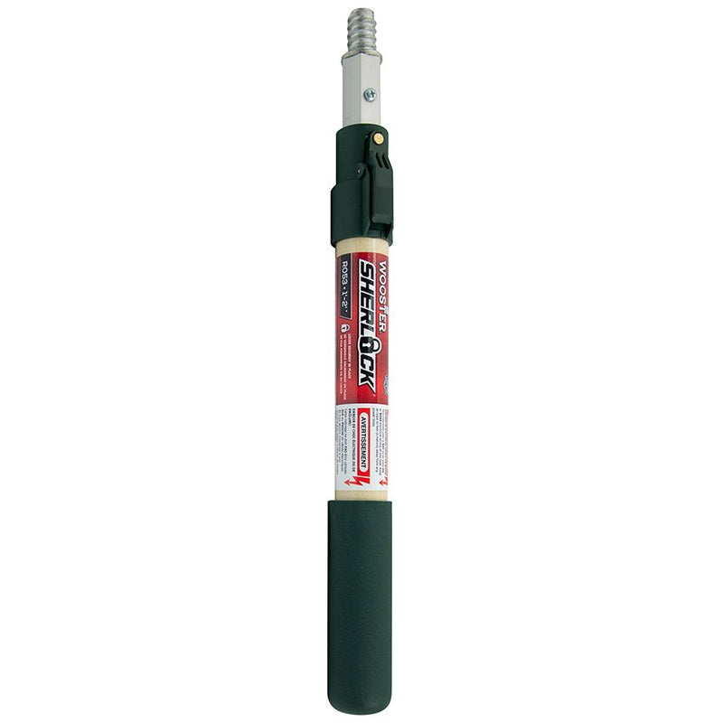 Wooster Sherlock Fiberglass & Aluminum Extension Pole - 1 - 2ft - LCB Paint & Supply