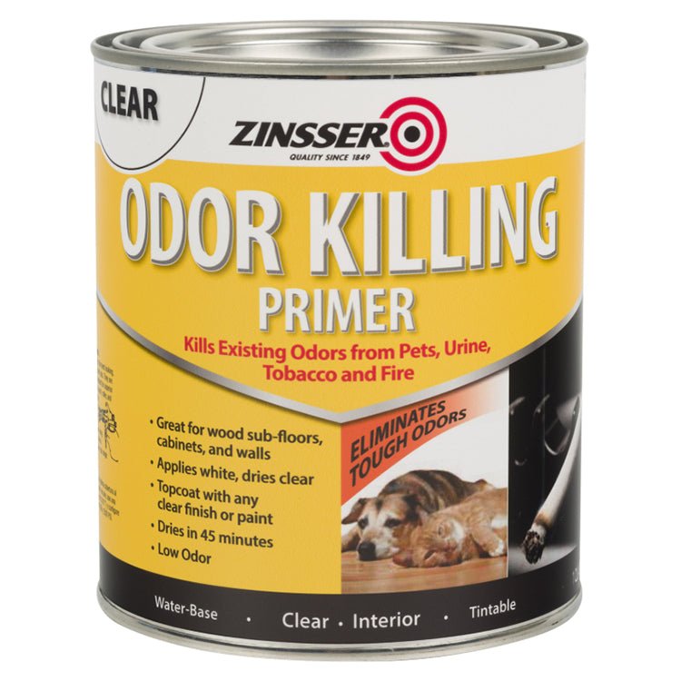 Zinsser Clear Odor Killing Primer - 1 Quart - LCB Paint & Supply