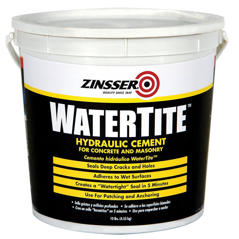 Zinsser Watertite Hydraulic Cement 4 - Pack - 10 lb - LCB Paint & Supply